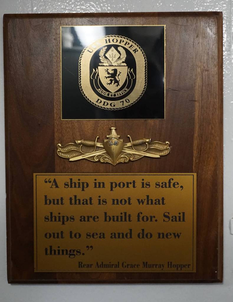 Homer gives huge welcome to USS Hopper