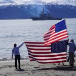 Homer gives huge welcome to USS Hopper