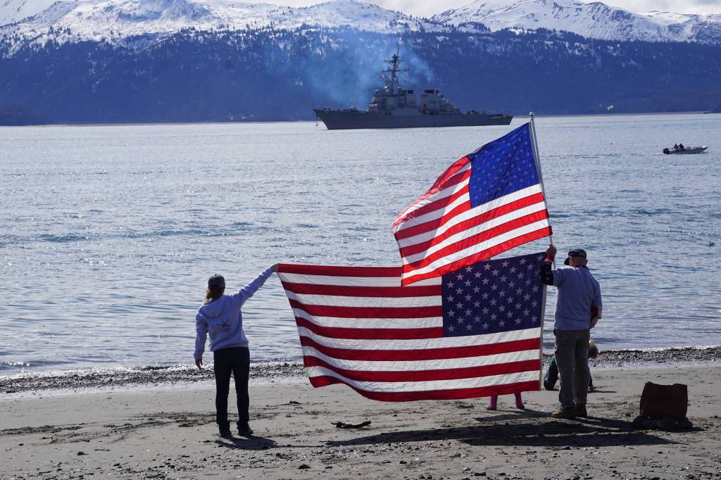 Homer gives huge welcome to USS Hopper