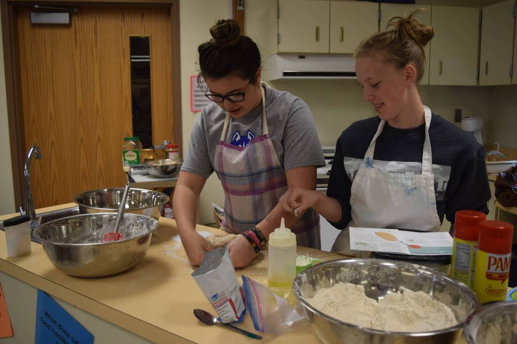 HMS students bake bread for learning, caring