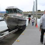 Homer’s marine trades give new life to burned boat
