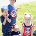 Sun shines on the Fourth