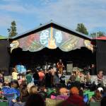Foy Vance, of Northern Ireland, plays to the 2017 Salmonfest crowd Friday, August 4, 2017 on the Ocean Stage in Ninilchik, Alaska. (Photo by Kat Sorensen/Peninsula Clarion)