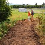 Volunteers work on a section of new trail earlier this year at Karen Hornaday Park in Homer, Alaska. (Photo courtesy Robert Archibald)