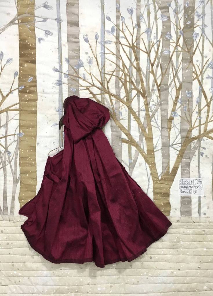 &ldquo;Red Riding Hood&rdquo; from Carrie Payne&rsquo;s exhibit, &ldquo;Stitched Adventures and Tales.&rdquo; (Photo provided)