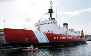 The 399-foot U.S. Coast Guard icebreaker Polar Star is the only heavy icebreaker in the U.S. fleet and Commandant Adm. Paul Zukunft said at an Aug. 24 speech in Anchorage that he&rsquo;s personally pressed the case for at least six more to President Donald Trump. (Photo/File/AP)