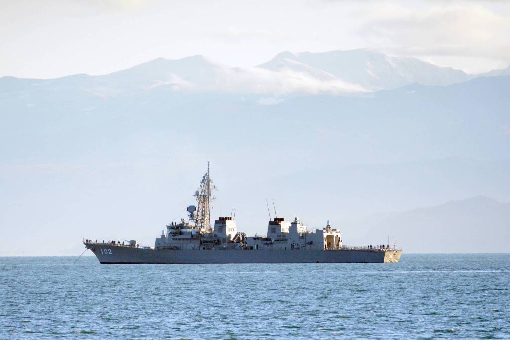Japanese naval ships visit Homer