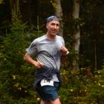 Victor Samoei runs in the Kenai River half-marathon on Sunday, Sept. 24, 2017 near Kenai, Alaska. (Photo by Ben Boettger/Peninsula Clarion)