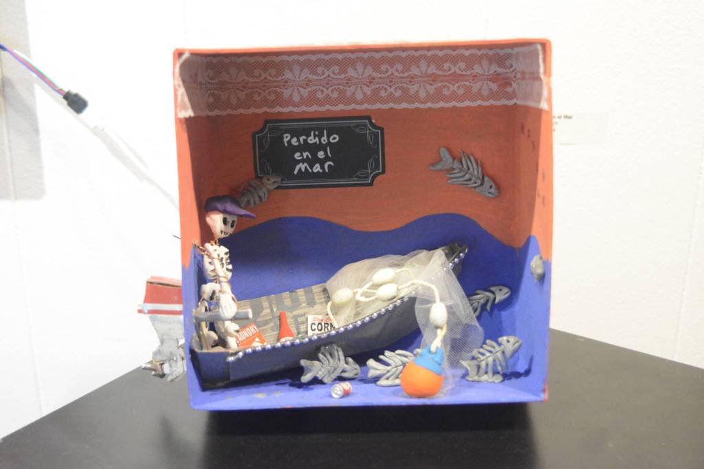 Catie Bursch&rsquo;s &ldquo;Perdido en el Mar.&rdquo; (Photo by Michael Armstrong, Homer News)