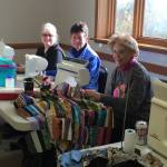 Members of the Kachemak Bay Quilters work on their quilts (Photo provided) Members of the Kachemak Bay Quilters work on their quilts (Photo provided)