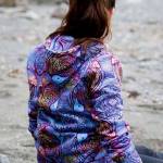Photo provided Amy Kruse incorporates her acrylic paintings into the design of her clothing line.