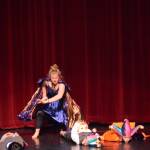 Daisy Kettle as Mistress Mousie, center, rehearses a scene at the Mariner Theatre Friday, Nov. 24, 2017 in Homer, Alaska for the Nutcracker Ballet. (Photo by Michael Armstrong, Homer News)