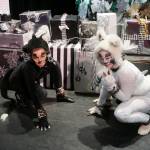 Cats Sophie Morin, left, and Llena Bice, right, perform in the Homer Nutcracker Ballet the weekend of Dec. 2-3, 2017 at Mariner Theater in Homer, Alaska. The play continues this weekend at 7:30 p.m. Friday, Dec. 8, and 3 p.m. Saturday, Dec. 9. Tickets are on sale at the Homer Bookstore and River City Books in Soldotna or at the door. (Photo by Andrea Van Dinther)