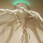 Lynn Naden&rsquo;s giant Root Ball in her Root shows. (Photo by Michael Armstrong, Homer News)