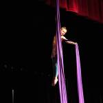 Photo provided Silks performer Ireland Styvar performs aerial silks at the 2016 Jubilee!