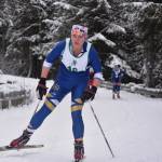 Homer&rsquo;s Katia Holmes skis during the Kenai Peninsula Borough School District Championships on Saturday, Feb. 10, 2018 in Seward, Alaska. (Photo by Kate Baring)