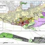 This map from the City of Homer&rsquo;s website shows the city&rsquo;s different zoning districts, including the Homer Spit. The City Council will consider an ordinance to expand retail marijuana facilities to the Spit. (Image courtesty City of Homer)
