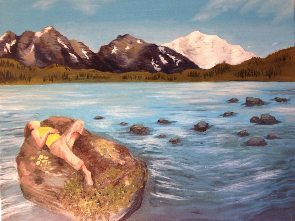 A painting from the Jubilee exhibit at Homer Council on the Arts. (Photo provided)