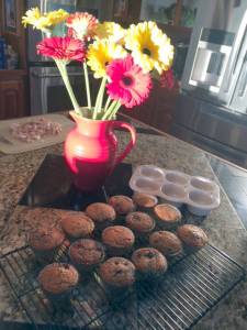 Raspberry lemon corn muffins (Photo by Teri Robl)