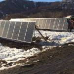 Oceanside Farms in Homer installed a 10,000-watt solar panel system to power its high tunnels and other facilities. (Photo provided)