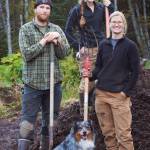 Blood, Sweat, and Food co-owners Beau Burgess, left, Jenni Medley, center, and Aryn Young, right. (Photo by Jennifer Tarnacki)