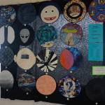 The Kachemak Bay Quilt Show include challenge quilt blocks on the theme of &ldquo;Space.&rdquo; The quilt show was held last weekend at the Homer Elks Lodge. (Photo by Michael Armstrong / Homer News)