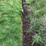 A quick, simple clean solution to edging your beds. (Photo by Rosemary Fitzpatrick)