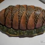 Photo by Michael Armstrong/Homer News Melisse Reichman&rsquo;s &ldquo;Sea Crade&rdquo; is one of her sculptures depicting Kachemak Bay marine life examined at a large scale. Her show is on display with paintings by Graham Dane at Bunnell Street Arts Center through June.