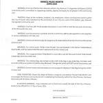 Homer Mayor Bryan Zak's proposed Mayoral Recognition of Homer Pride Month 2018 as it appeared in the council packet of June 11, 2018. Zak edited this version further to delete the references to the Kenai Peninsula and the State of Alaska and that is the version he read at an unofficial presentation on Monday. (Photo provided)