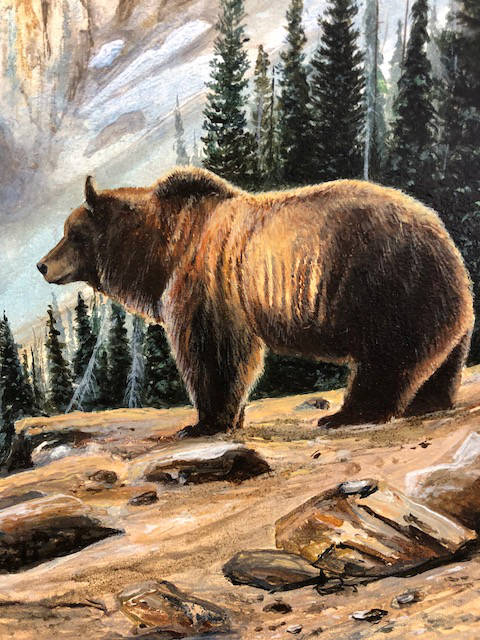 A painting from Michael J. Halversons show, An Alaska Addiction, at Ptarmigan Arts. (Photo provided)