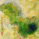 Sharlene Clines Lake Chad II from her exhibit, Our Playground, at the Homer Council on the Arts. (Photo provided)