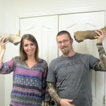 Another steppe bison horn found in Homer