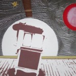 One of Elizabeth Emery’s prints on exhibit at Bunnell Street Arts Center.-Photo provided