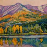 Rita Pfeninger’s “Summit Lake.”-Photo by Michael Armstrong, Homer News