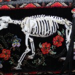 Kate Boyan’s beading artistry covers the front of this bag.