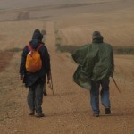 Whiting photographs fellow pilgrims.-Photo by Christina Whiting