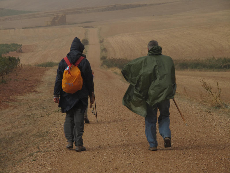 Whiting photographs fellow pilgrims.-Photo by Christina Whiting