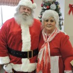 Santa and Mrs. Claus pay a visit to residents of South Peninsula Hospital Long Term Care Unit.