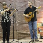 Sue Biggs and Jack Will get toes tapping and hands clapping at last year’s Anchor Point Public Library’s Cabin Fever Variety Show. The two will play again this year.-Homer News file photos