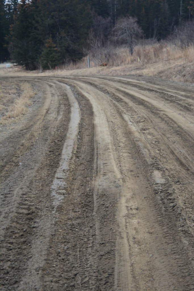 Mud makes for tough, dirty drive
