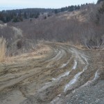 Mud makes for tough, dirty drive