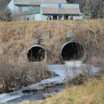 Woodard Creek flows under Pioneer Avenue and through the Pate family property to the Homer Council on the Arts.-Photo by Michael Armstrong; Homer News