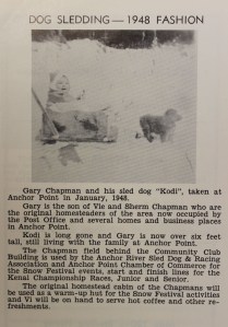 From Anchor Point Snow Festival program, second edition, 1962; courtesy of Stan Harrington.