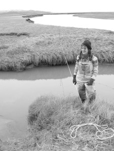 Coowe Walker has spent most of her 15 years at the Kachemak Bay Research Reserve studying salmon and their habitat.
