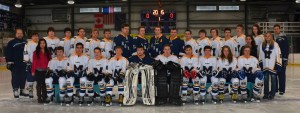 The Homer Mariners begin Regions competition today in Wasilla. The 2014-2015 Mariner team includes, front row from left, Anna Middleton, Ben Kettle, Charlie Menke, Tim Blakely, Jack Heimbold, Markian Polushkin, Riley Swanson, Dimitry Kuzmin, Douglas Dean, Maggie LaRue, Robbie Larson, Kaela Jiron, McKenzie Hill; and, back row from left, Coach John Carlin, Spencer Warren, Marley McGuire, JJ Sonnen, Clem Tillion, Ulian Kuzmin, Anton Kuzmin, Dawson Roberts, Owen Delehanty, Kiril Sanarov, Misael Martushev, Troy Anderson, Hunter Tillion, Danny Wiest, Garrett Butcher, Woape Huffman and Coach Chris Brown.-Stephanie Pitzman