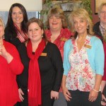 From left are Vanessa Puterbaugh, Carrie Hayes, Emiley Sue Faris, Cassandra Chwialkowski, Monica Anderson, Beckie Noble, Kathy McMurray, Erik Pullman, Sharon Petersen, Melody Barrett and Windy Russ.-Photo provided