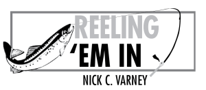 Halibut dining on herring, squid