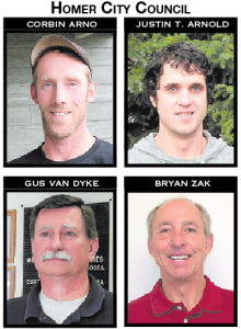 Homer City Council candidates-Photos provided