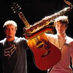 Robert Hockema, left, and Patrick Latimer perform “Born in the Wrong Century” at 7:30 p.m. Friday at  the Homer council on the Arts.-Photo provided