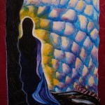 Risa Jackinsky’s “Woman Illuminated.”-Photo by Michael Armstrong, Homer News